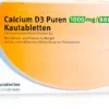 Calcium D3 Puren 1000 mg 880 I.E. 90 Kautabletten