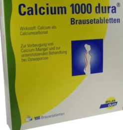 Calcium 1000 Dura Brausetabletten 100 Brausetabletten