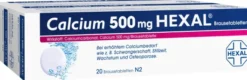 Calcium 500 mg Hexal 40 Brausetabletten