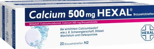 Calcium 500 mg Hexal 40 Brausetabletten