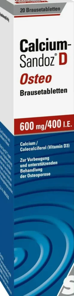 Calcium Sandoz D Osteo 20 Brausetabletten