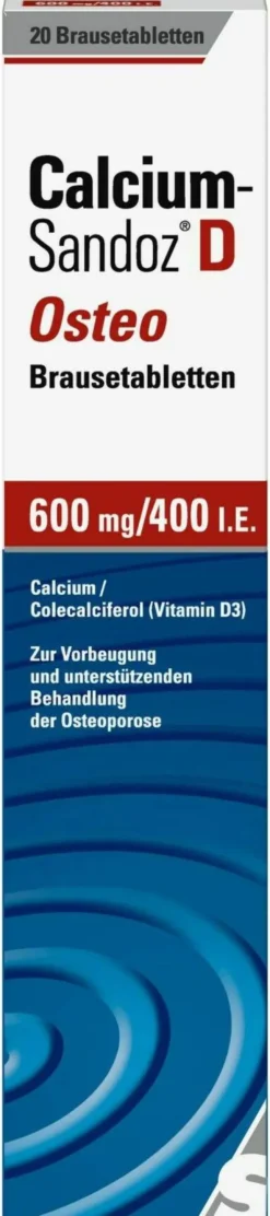Calcium Sandoz D Osteo 20 Brausetabletten