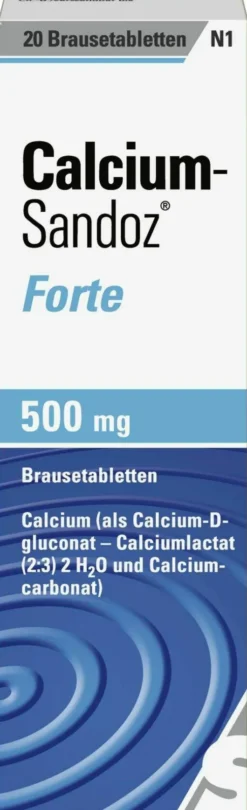 Calcium Sandoz forte 20 Brausetabletten