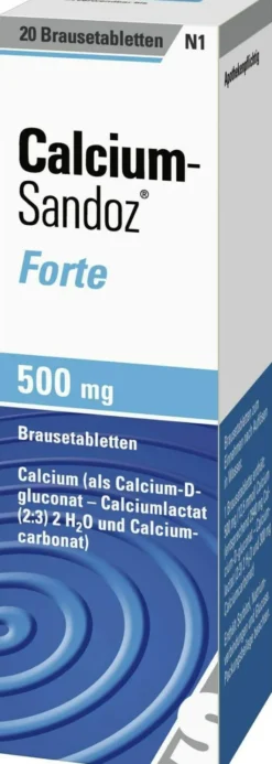 Calcium Sandoz forte 20 Brausetabletten