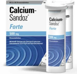 Calcium Sandoz forte 2 X 20 Brausetabletten