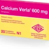 Calcium Verla 600 mg 20 Filmtabletten