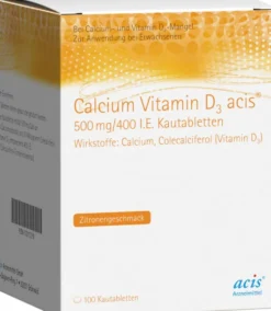 Calcium Vitamin D3 Acis 500 mg 400 I.E. 100 Kautabletten