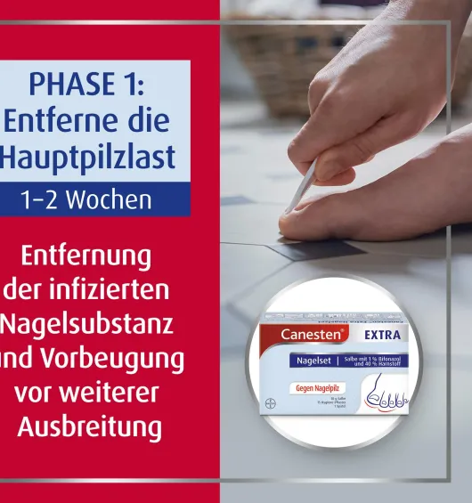 Canesten extra Nagelset