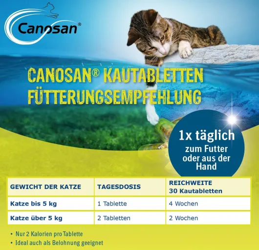 Canosan Für Katzen 30 Kautabletten