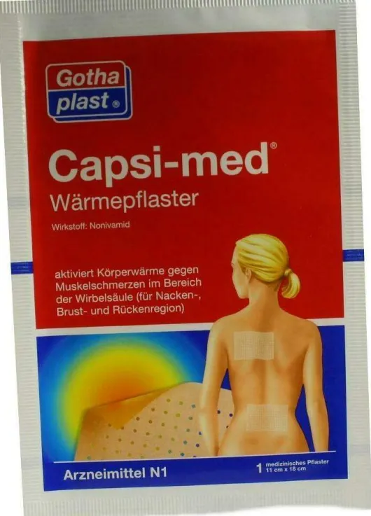 Capsi Med Wärmepflaster 11 X 18 cm 1 Pflaster