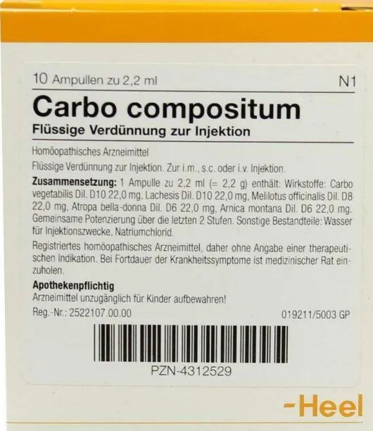 Carbo Compositum 10 Ampullen