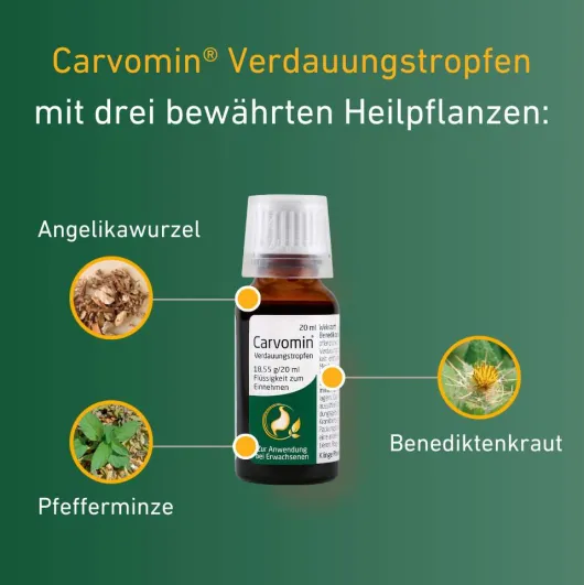 Carvomin Verdauungstropfen 100 ml (2 x 50 ml)