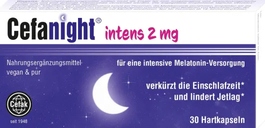 Cefanight Intens 2 mg 30 Hartkapseln