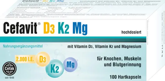 Cefavit D3 K2 mg 2.000 I.E. 100 Kapseln