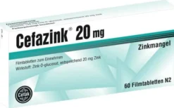 Cefazink 20 mg 60 Filmtabletten