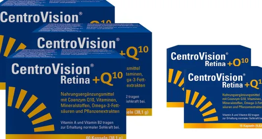 CentroVision Retina + Q10 180 Kapseln + gratis 30 Kapseln