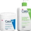 CeraVe Feuchtigkeitscreme 454 g + Feuchtigkeitsspendende Reinigunglsotion 473 ml