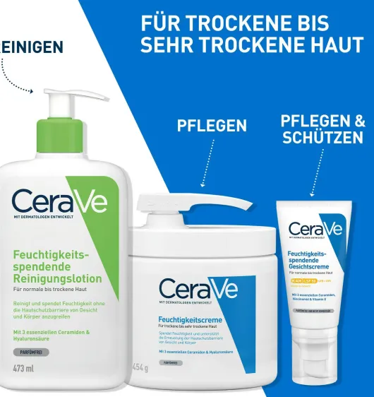 CeraVe Feuchtigkeitscreme Pumpe 454 g