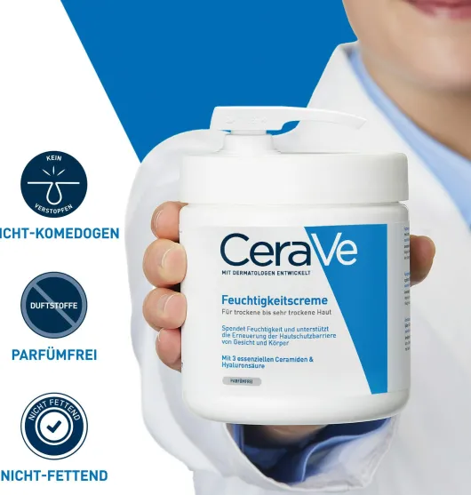 CeraVe Feuchtigkeitscreme Pumpe 454 g