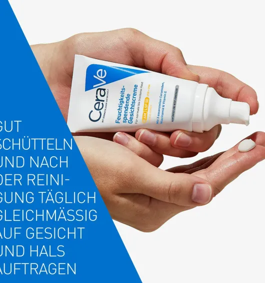CeraVe Feuchtigkeitsspendende Gesichtscreme LSF 50 52 ml