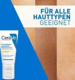 CeraVe Feuchtigkeitsspendende Gesichtscreme LSF 50 52 ml