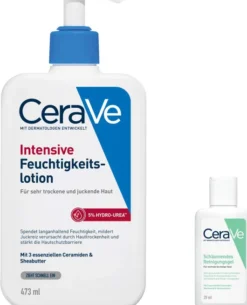 Cerave Intensive Feuchtigkeitslotion 473 ml + gratis Schmäumendes Reinigungsgel 20 ml