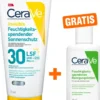 CeraVe Invisible Feuchtigkeitsspendender Sonnenschutz LSF 30 75 ml + gratis CeraVe Reinigungslotion 20 ml