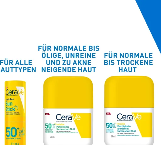 CeraVe Invisible Sun Stick SPF 50+ 8 g