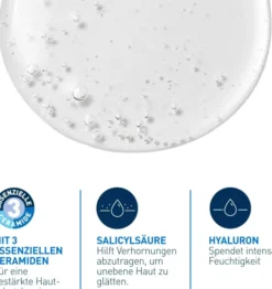 CeraVe SA Glättende Reinigung 473 ml + gratis Schäumendes Reinigungsgel 20 ml
