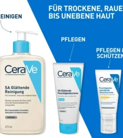 CeraVe SA Glättende Reinigung 473 ml + gratis Feuchtigkeitsspendende Reinigungslotion 20 ml