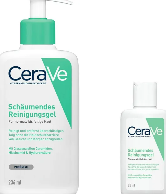 CeraVe Schäumendes Reinigungsgel 236 ml + gratis Schäumendes Reinigungsgel 20 ml