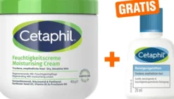 Cetaphil Feuchtigkeitscreme 453 g + gratis Reinigungslotion 29 ml