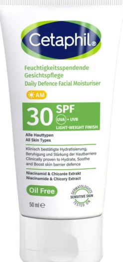 Cetaphil Feuchtigkeitsspendende Gesichtspflege LSF30 50 ml
