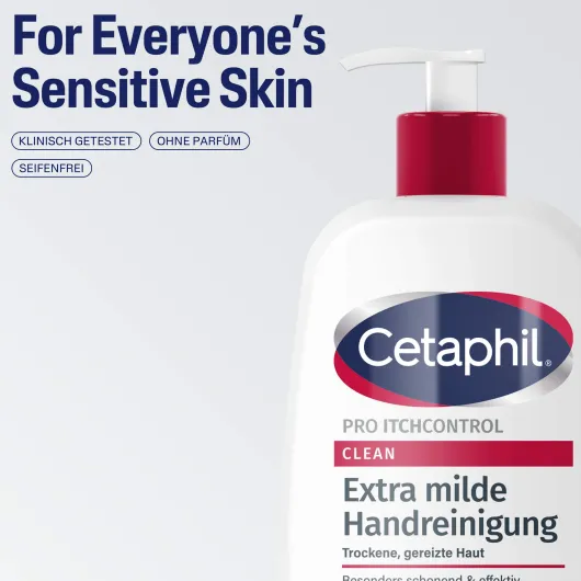 Cetaphil Pro Itch Control Clean Extra Milde Handreinigung 236 ml