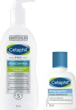 Cetaphil Pro Itch Control Pflegelotion 295 ml + gratis Reinigungslotion 29 ml