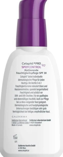 Cetaphil Pro Spot Control mattierende Feuchtigkeitscreme 120 ml
