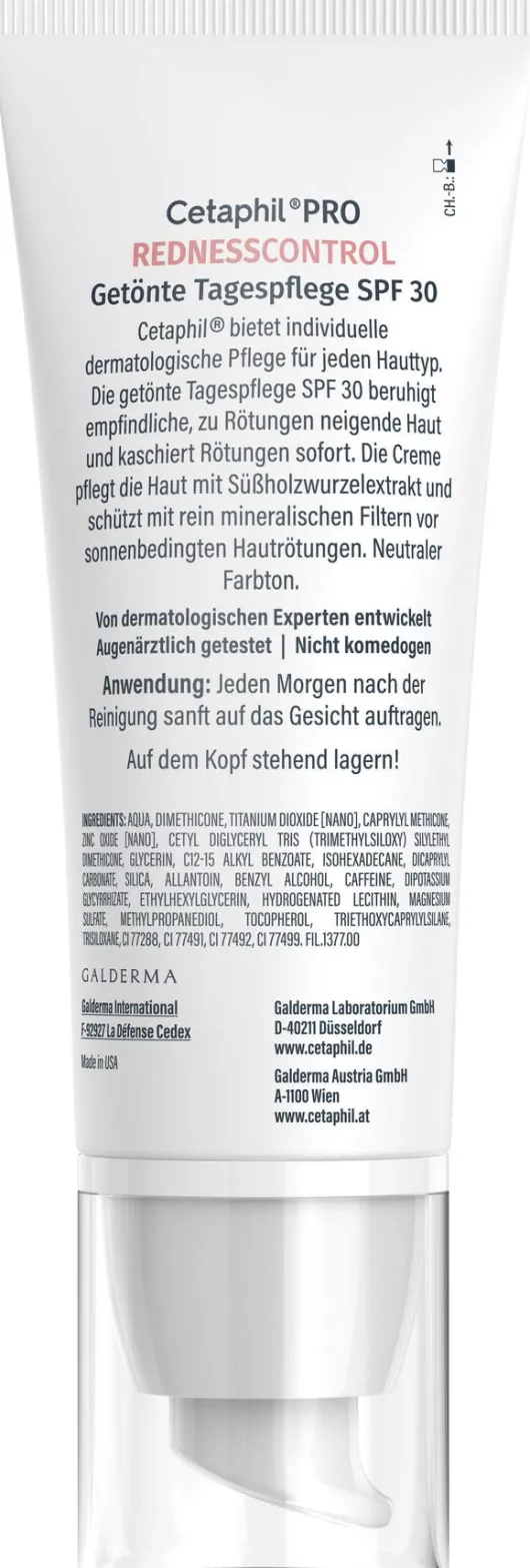 Cetaphil RednessControl getönte Tagespflege SPF 30 50 ml Creme