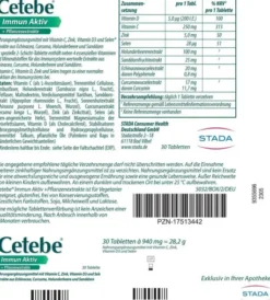 Cetebe Immun Aktiv 60 Tabletten