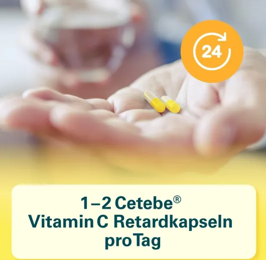 Cetebe Vitamin C Retardkapseln 500 mg 120 Stück
