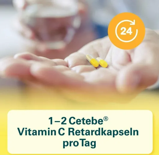 Cetebe Vitamin C Retardkapseln 500 mg 120 Stück