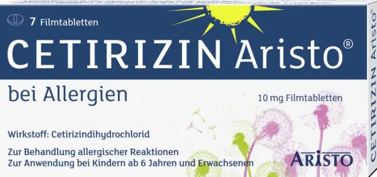Cetirizin Aristo bei Allergien 10 mg 7 Filmtabletten