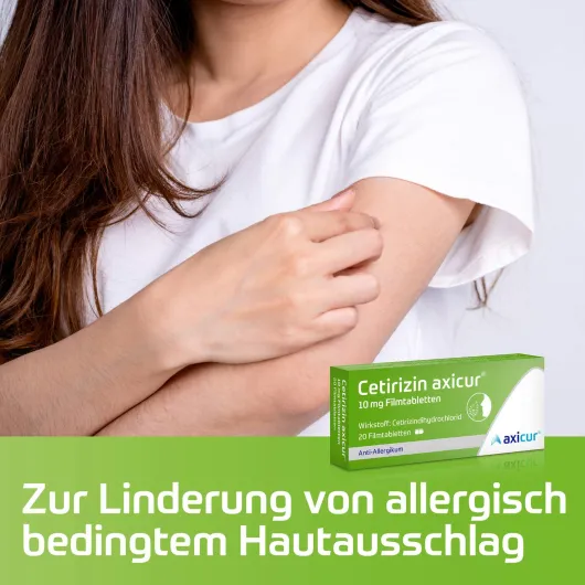 Cetirizin Axicur 10 mg 50 Filmtabletten