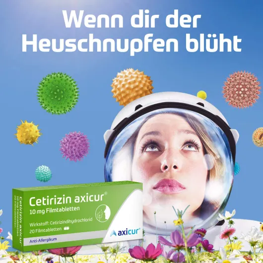 Cetirizin Axicur 10 mg 50 Filmtabletten