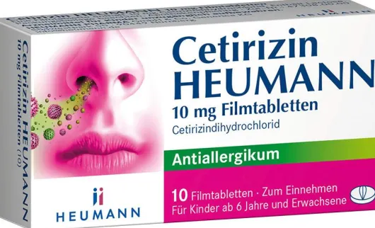 Cetirizin Heumann 10 mg 10 Filmtabletten