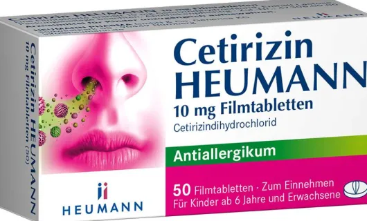 Cetirizin Heumann 10 mg 50 Filmtabletten
