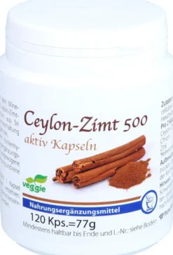 Ceylon-Zimt 500 Aktiv 120 Kapseln
