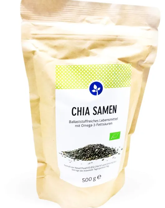 Chia Samen 100 % Bio Kerne 500 G