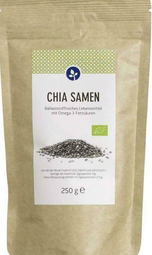 Chia Samen 100 % Bio Kerne 250 G