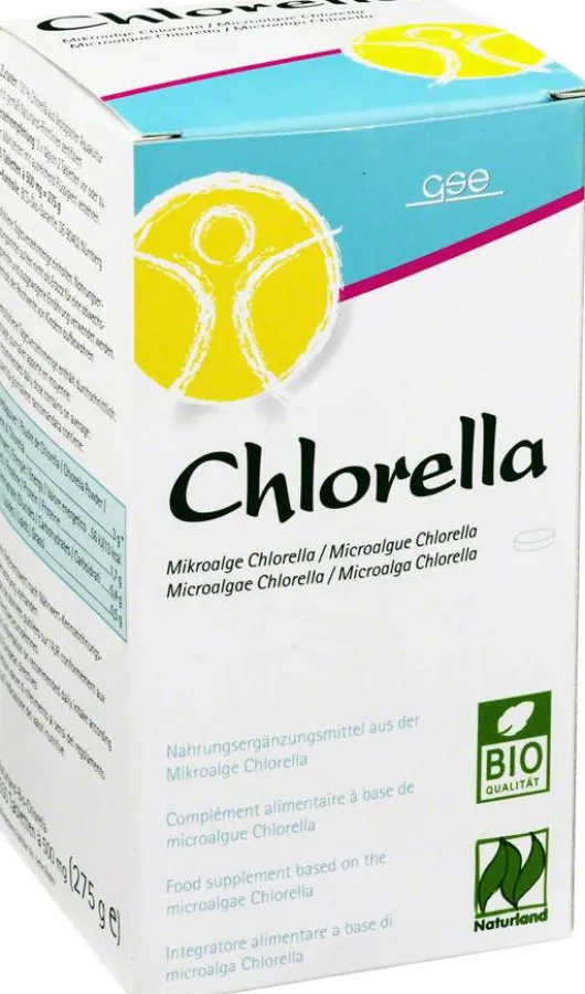 Chlorella 500 mg Bio Naturland 550 Tabletten