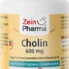Cholin 600 mg Rein Aus Bitartrat Veg. 60 Kapseln